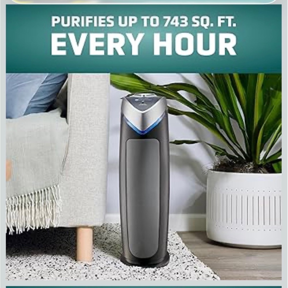 GermGuardian HEPA Air Purifier - Large Room Air Purifier for Bedroom, Office - Picture 4 of 7